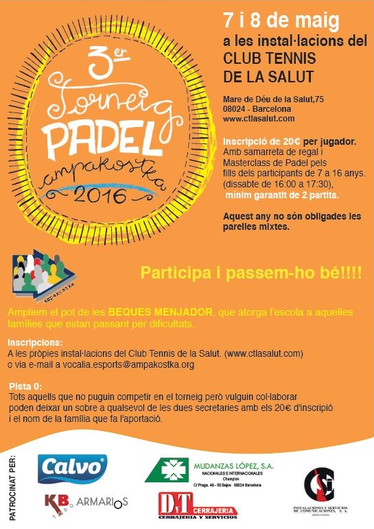3r torneig de padel